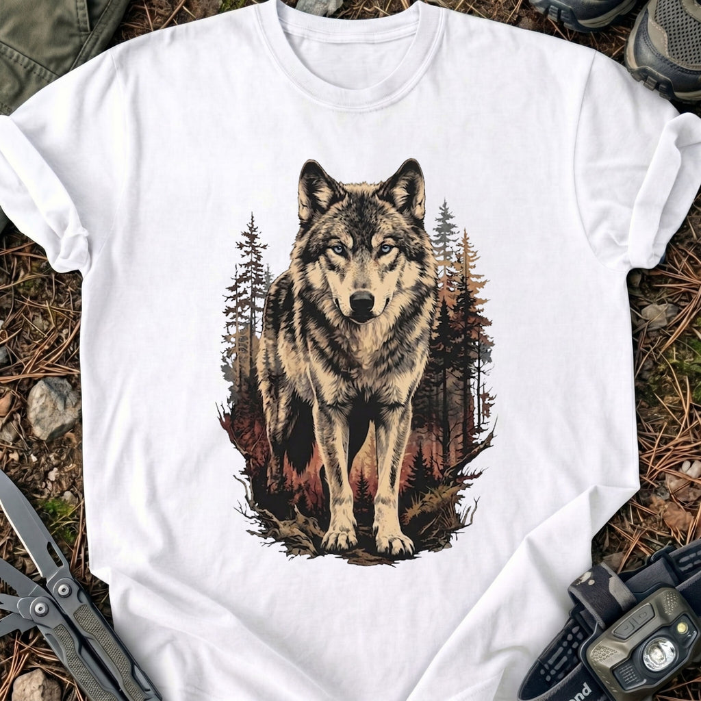 Wolf In Forest T-Shirt