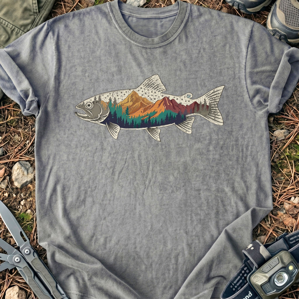 Bright Mountain Fish T-Shirt