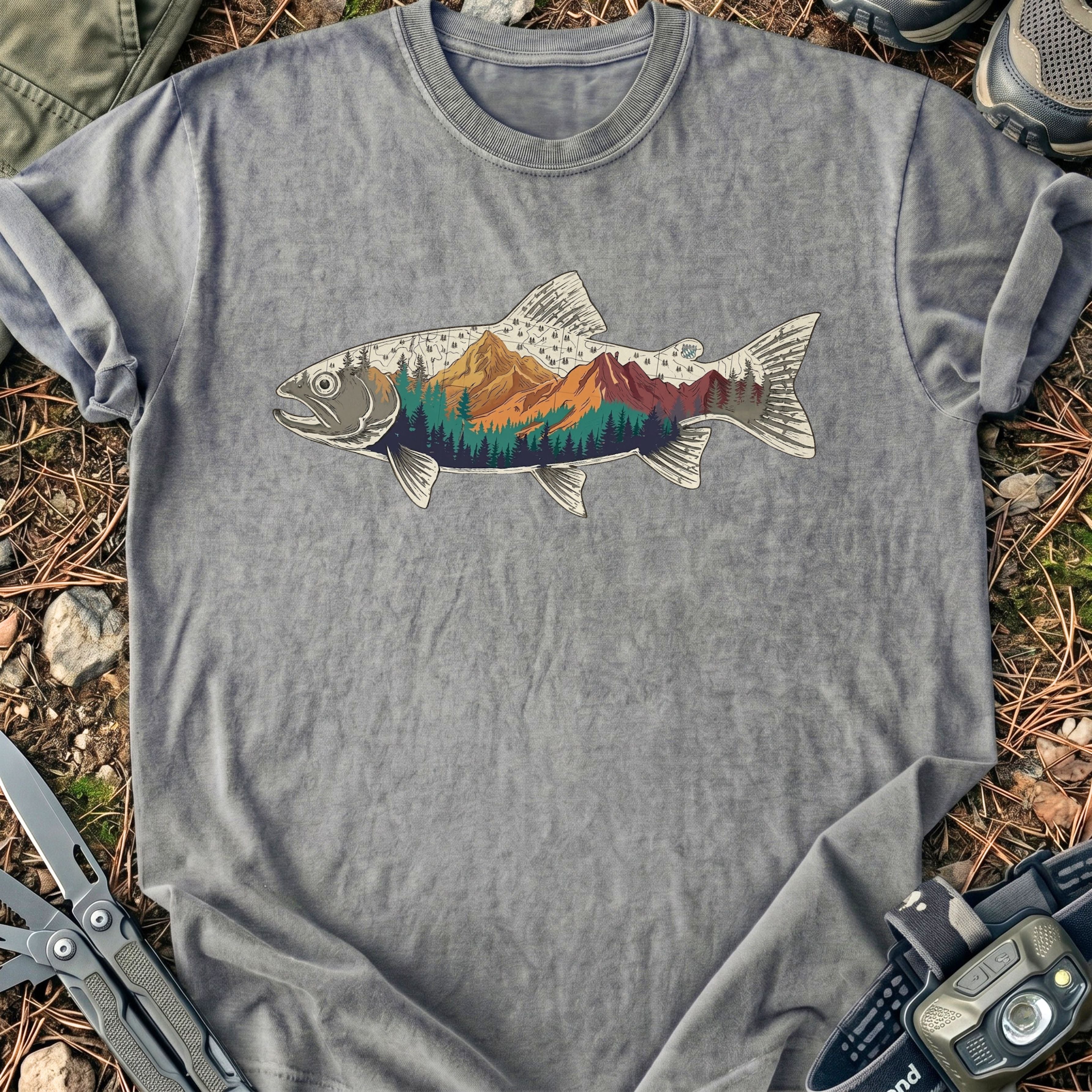 Bright Mountain Fish T-Shirt