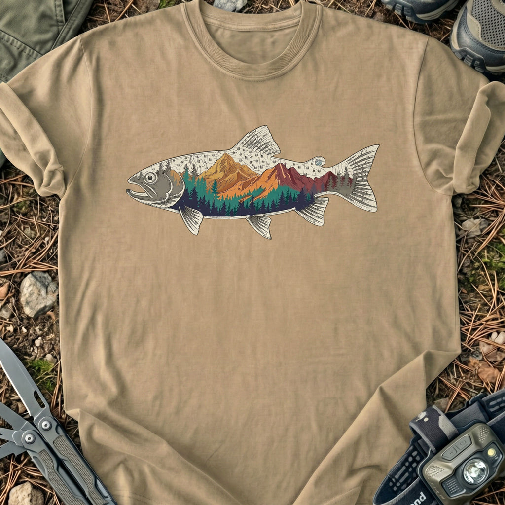 Bright Mountain Fish T-Shirt