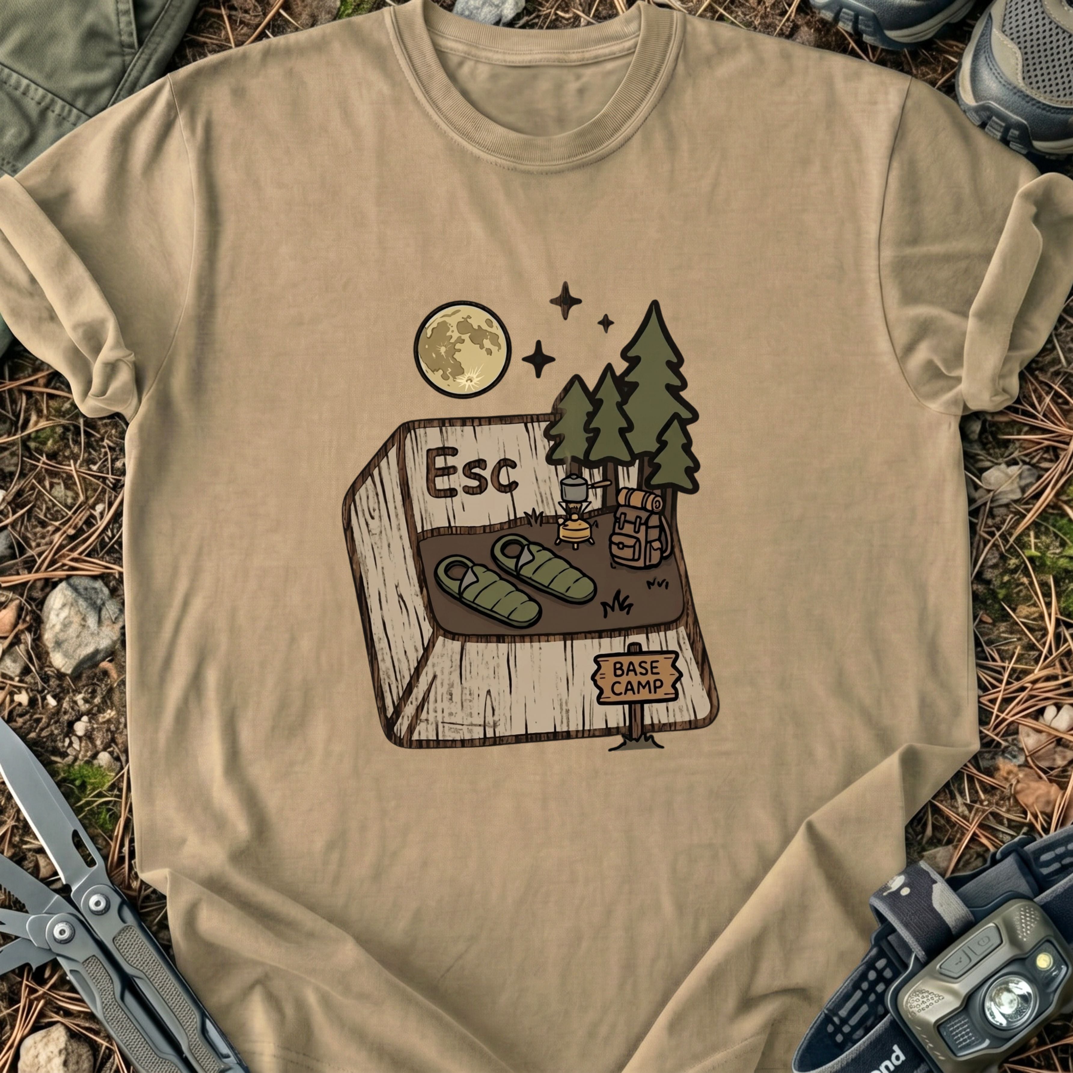 Escape Button T-Shirt