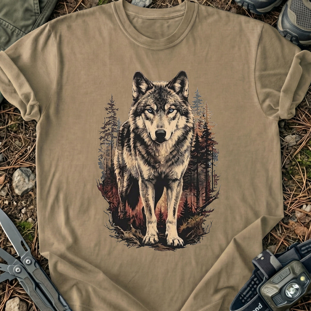 Wolf In Forest T-Shirt