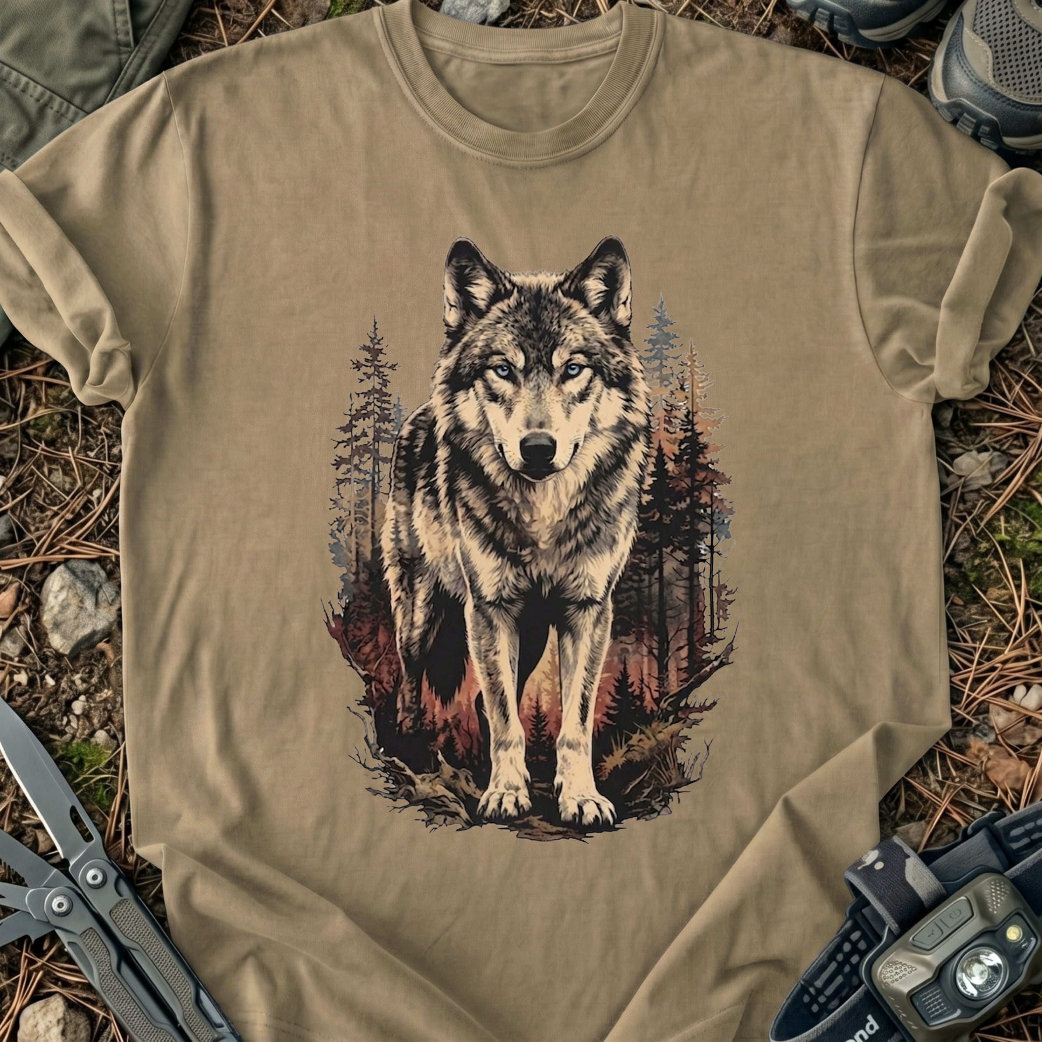 Wolf In Forest T-Shirt