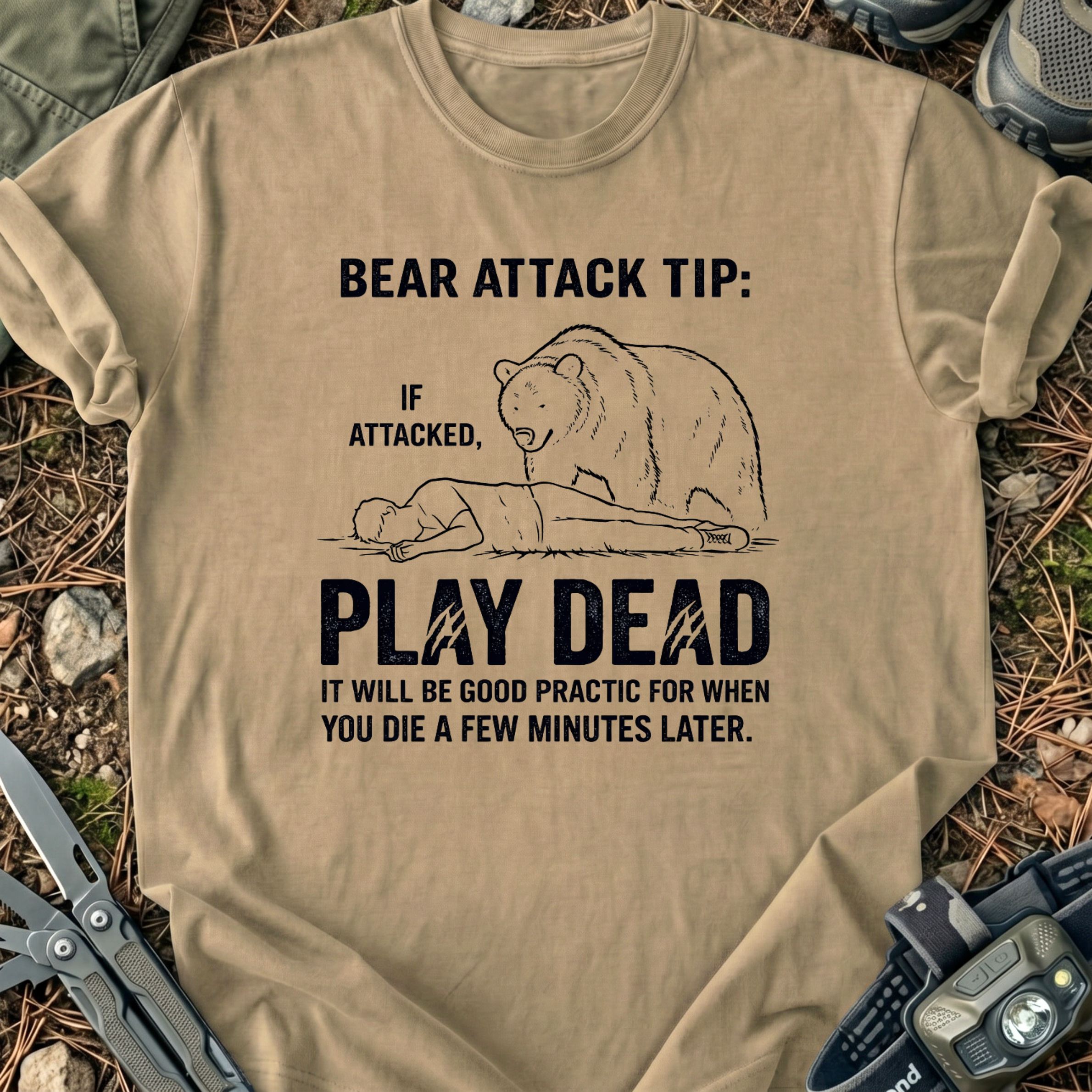 Bear Attack Tip T-Shirt