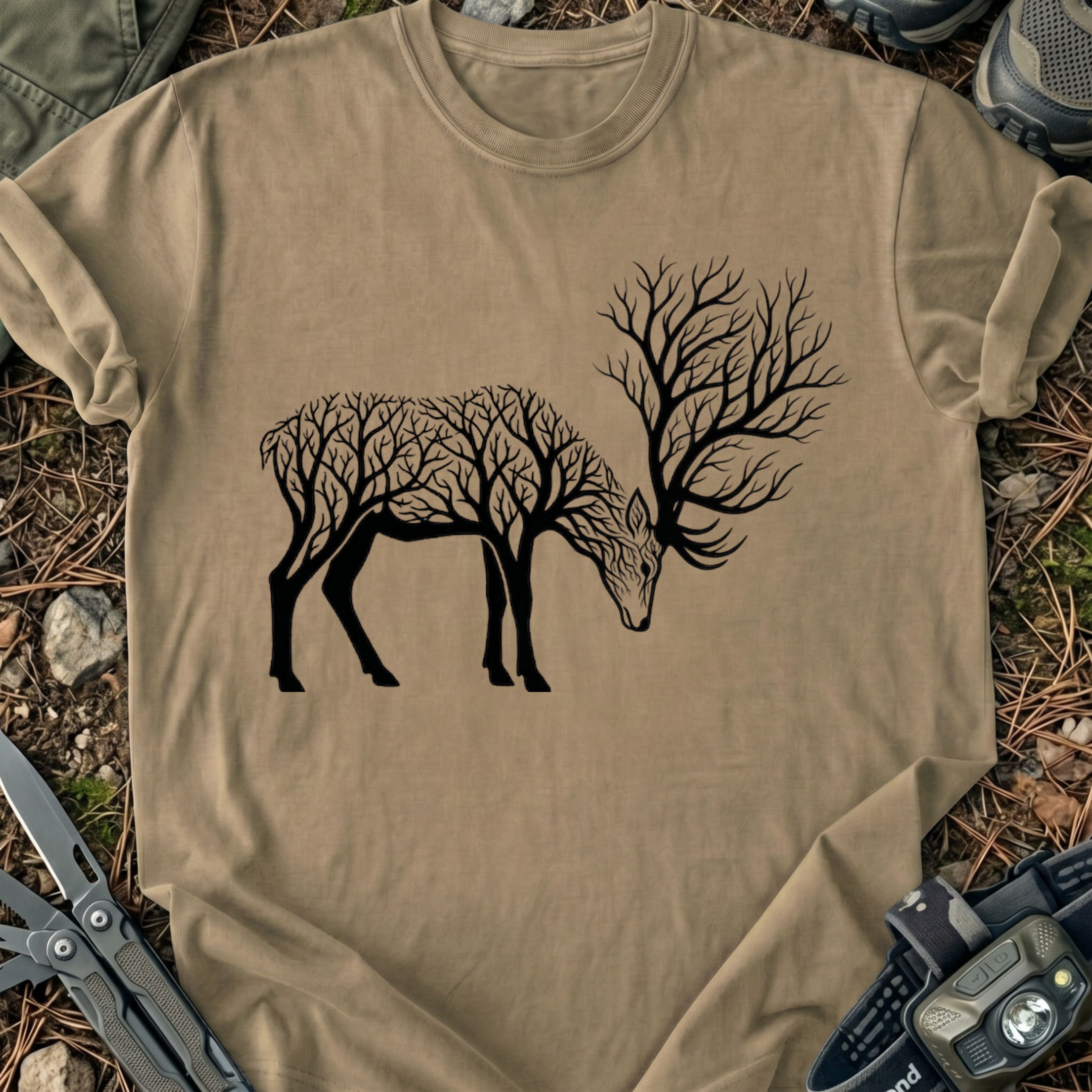 Flower Deer T-Shirt