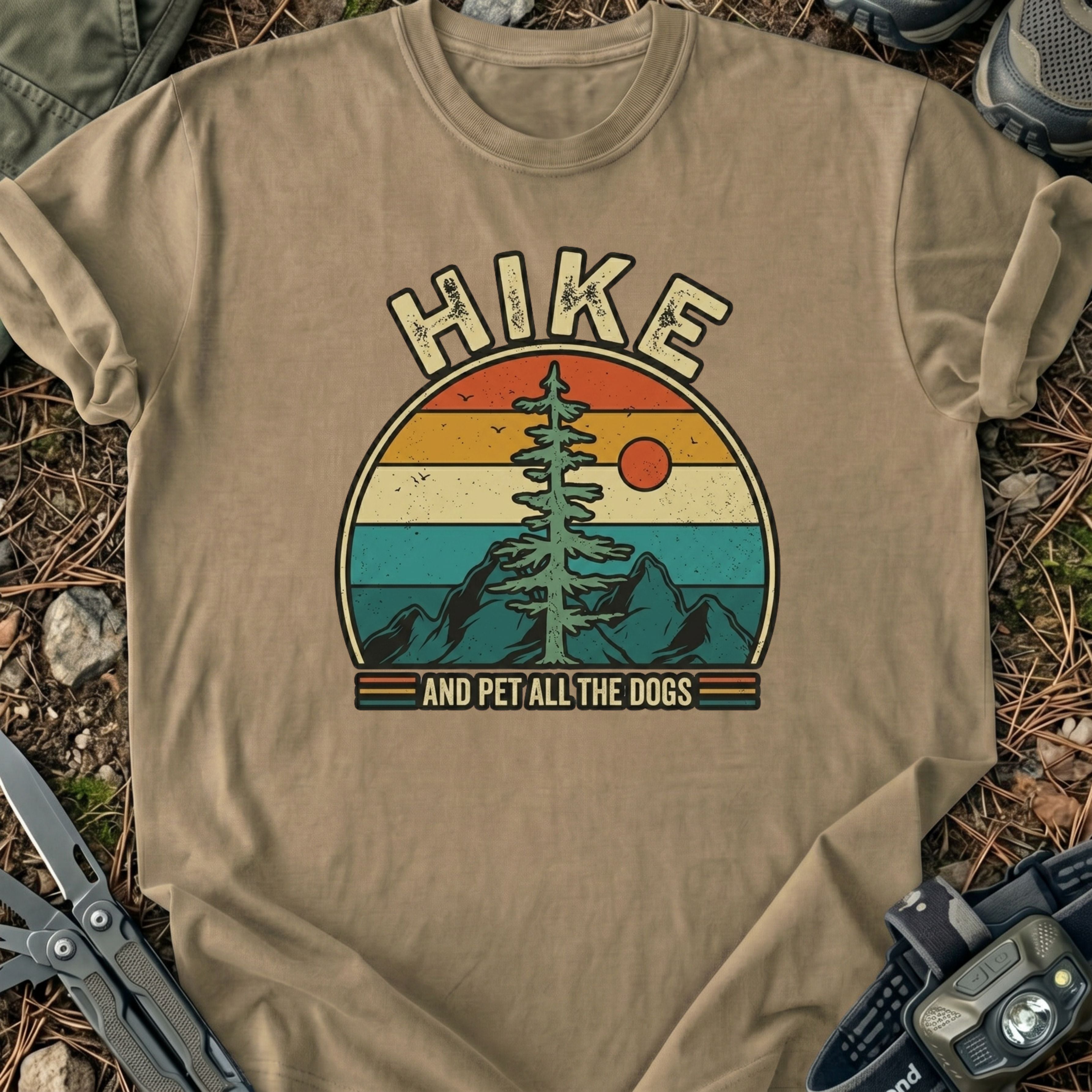 Hike & Pet Dogs T-Shirt