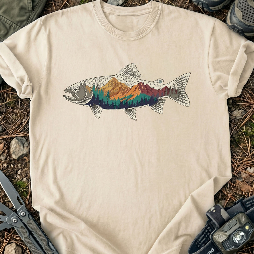 Bright Mountain Fish T-Shirt