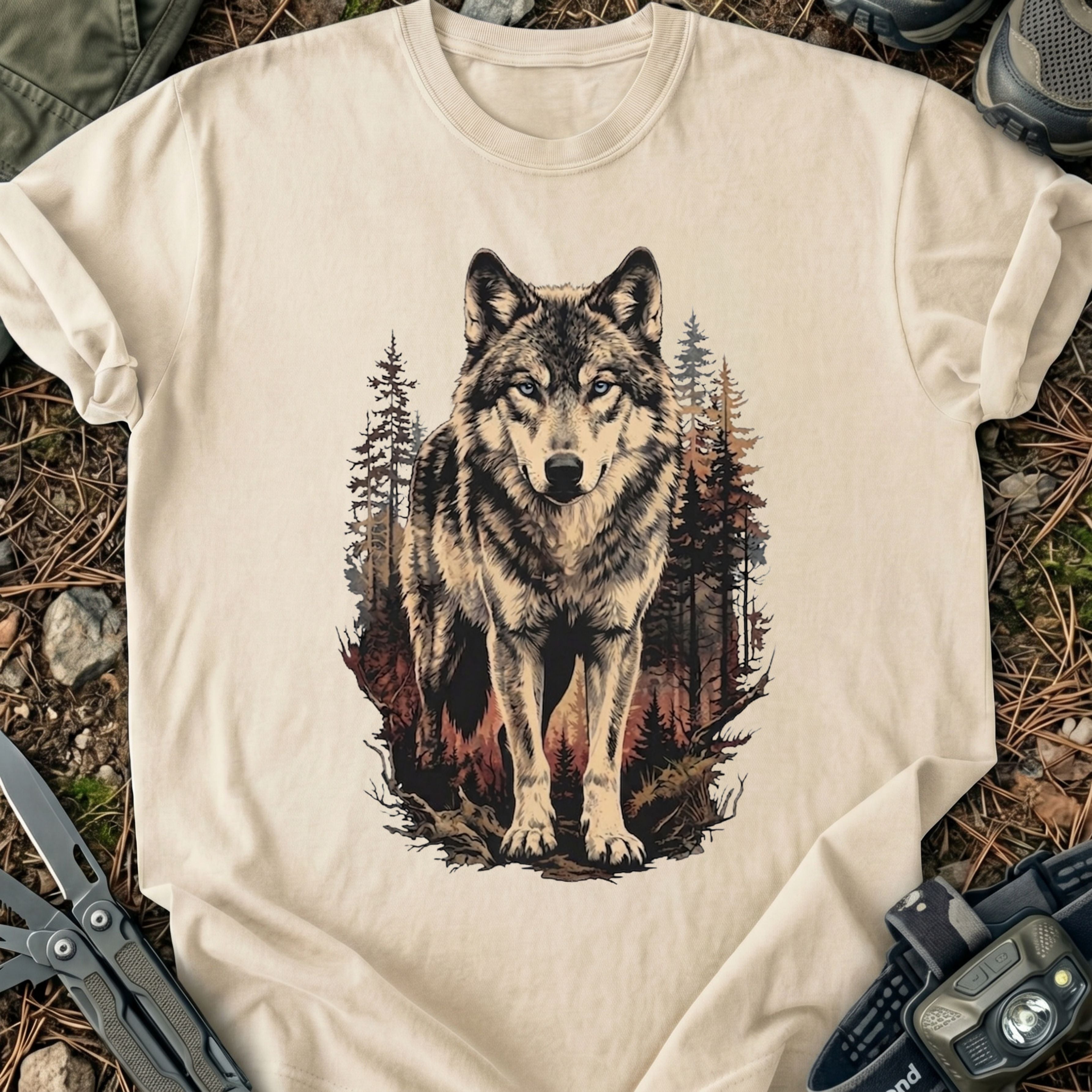 Wolf In Forest T-Shirt