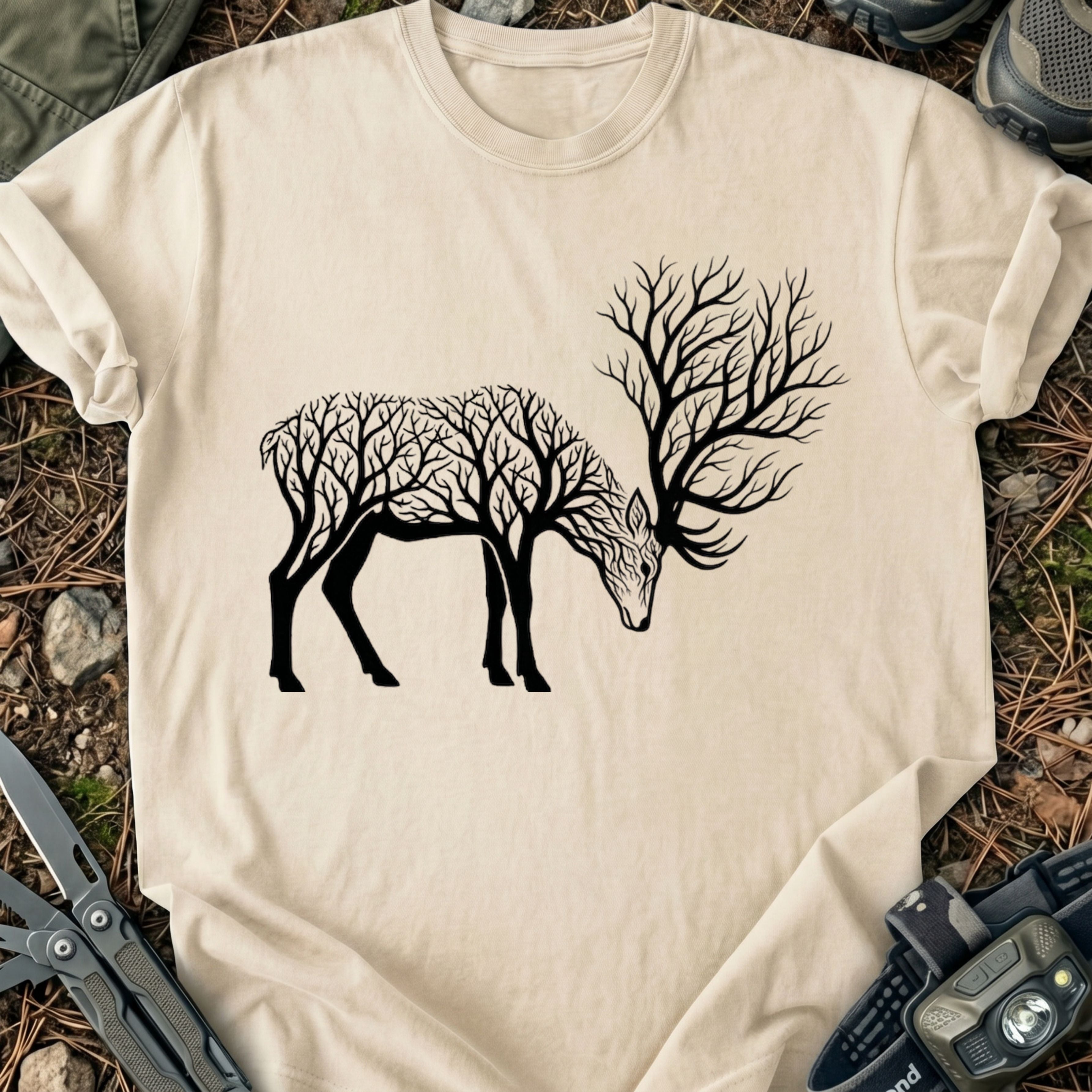 Flower Deer T-Shirt