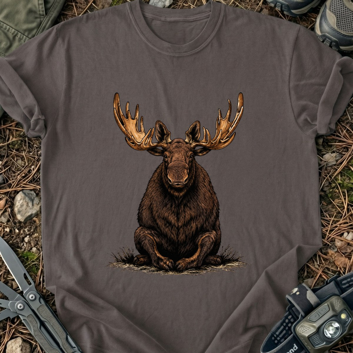 Sitting Moose T-Shirt