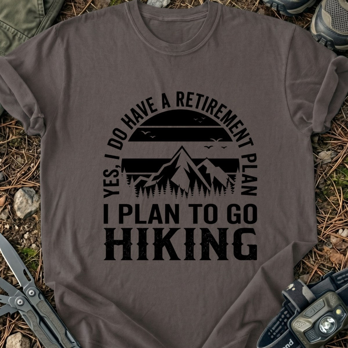 Retire in T-Shirt