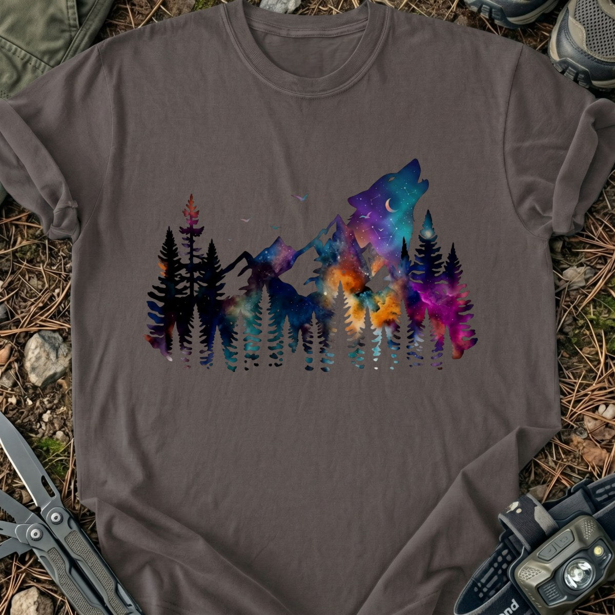 Galaxy Wolf T-Shirt