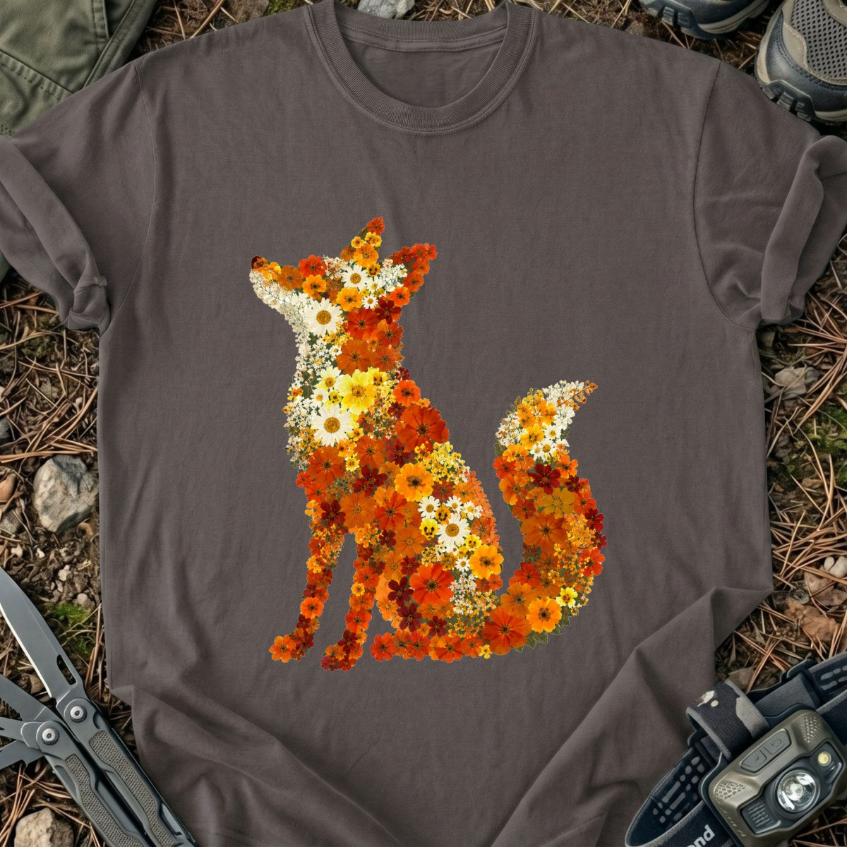 Flower Fox T-Shirt