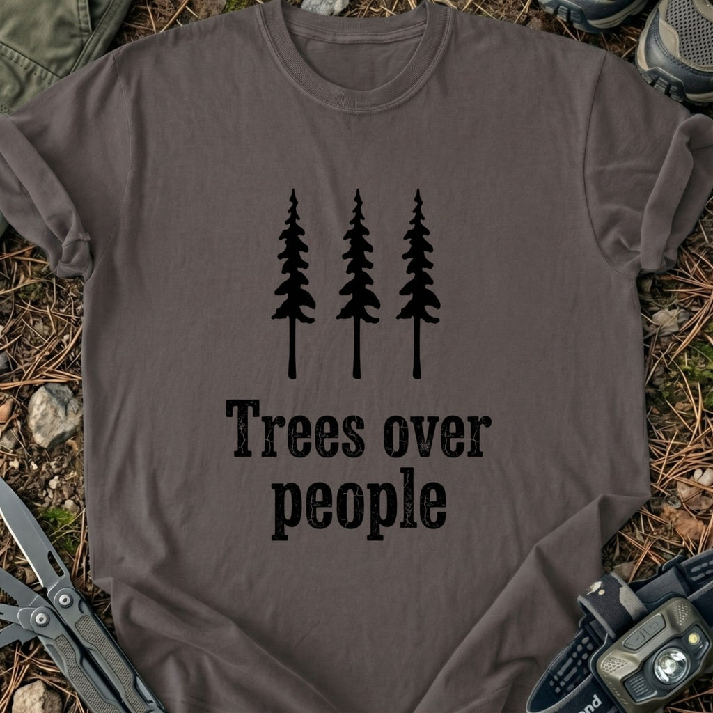Trees Over T-Shirt