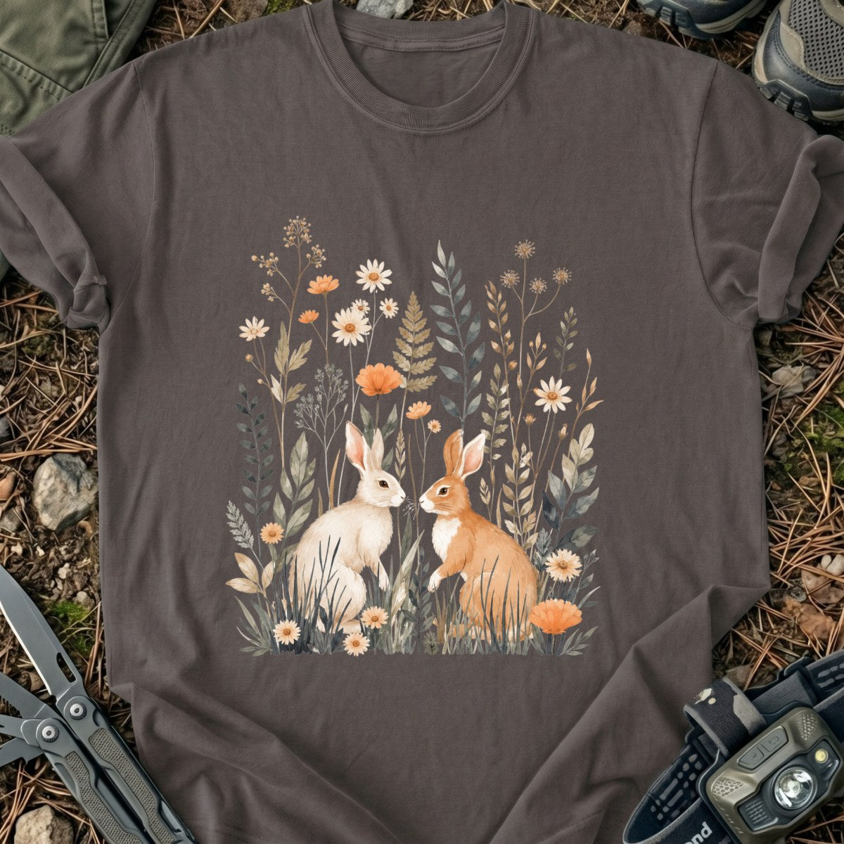 Flowers & T-Shirt