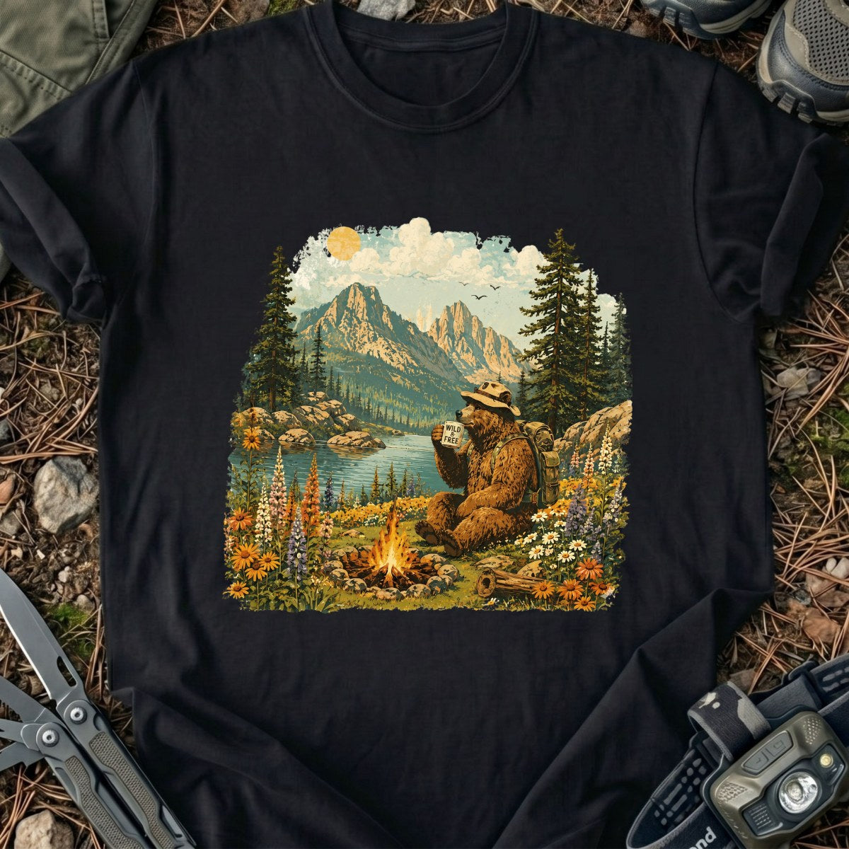 Bigfoot In T-Shirt