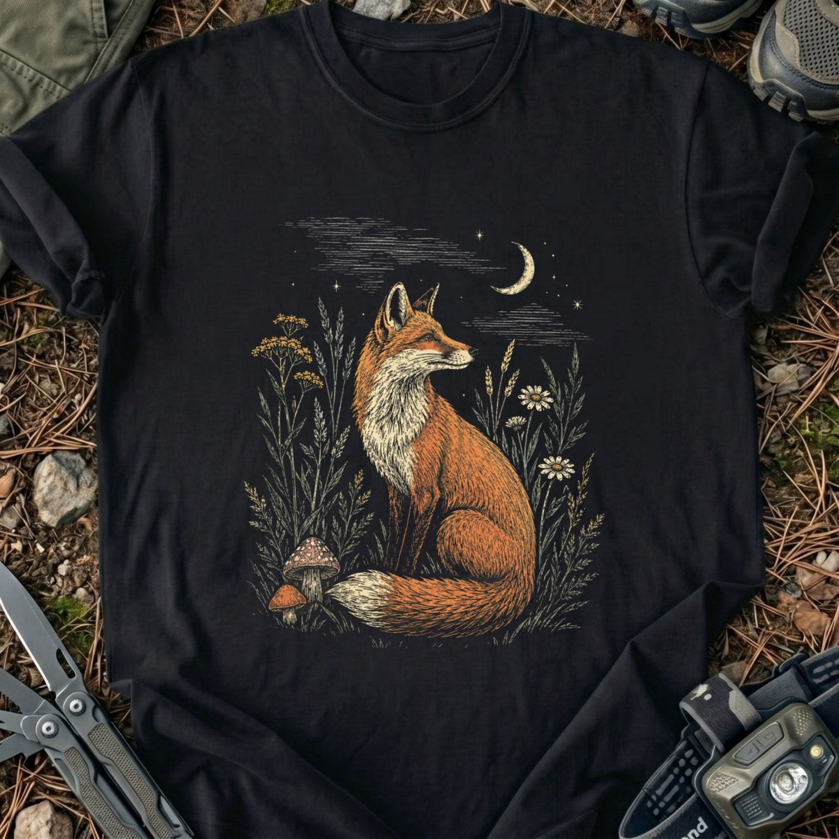 Fox In T-Shirt