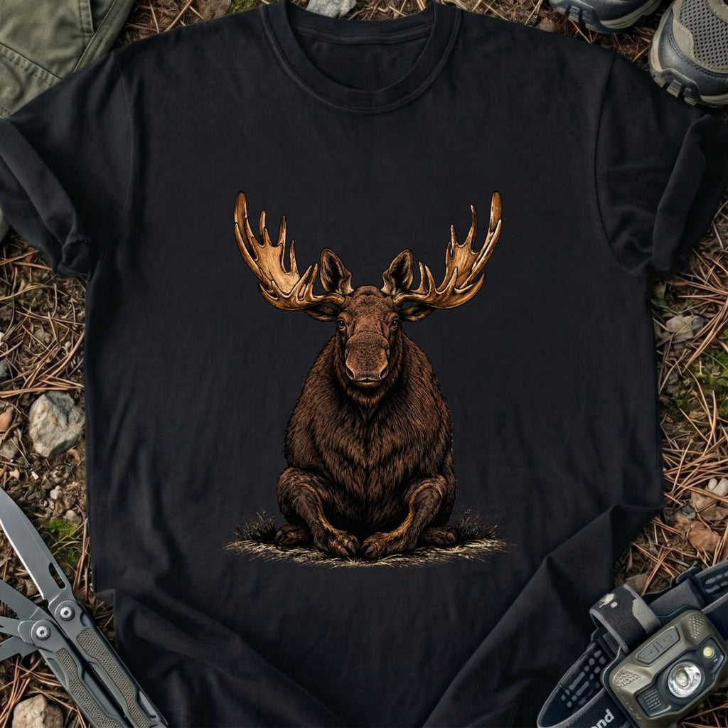 Sitting Moose T-Shirt