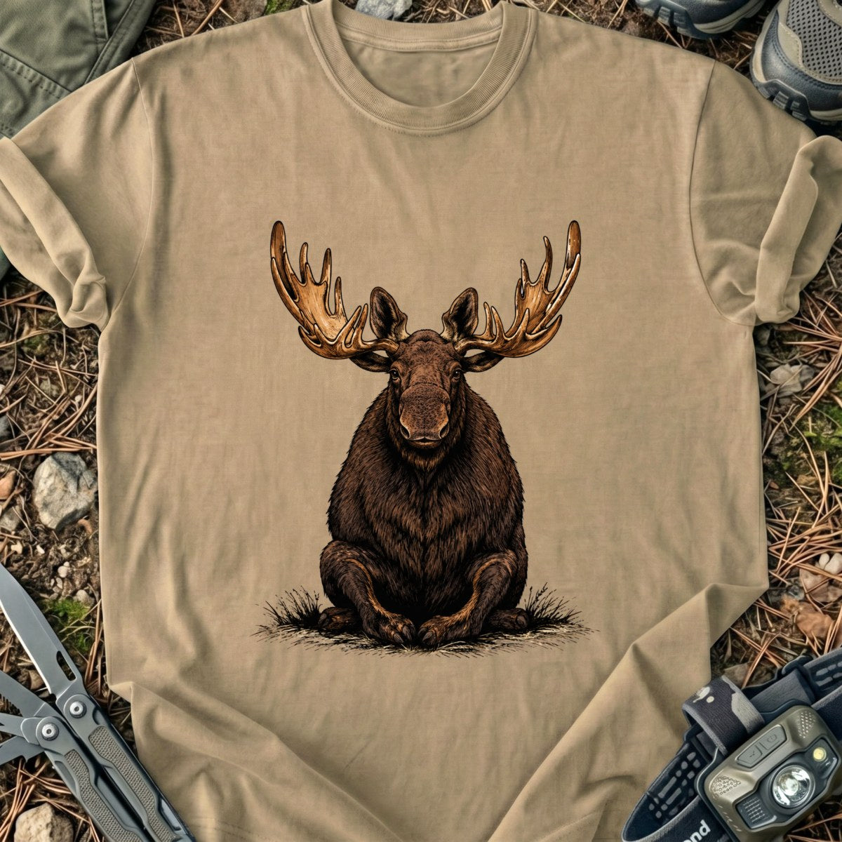 Sitting Moose T-Shirt