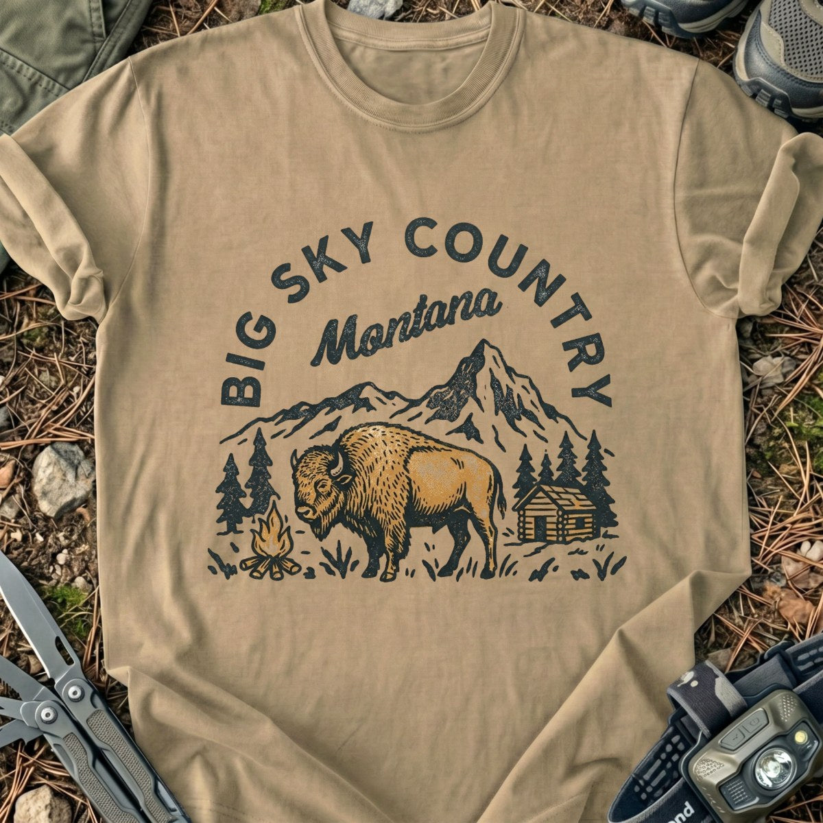 Wild Bison Country T-Shirt