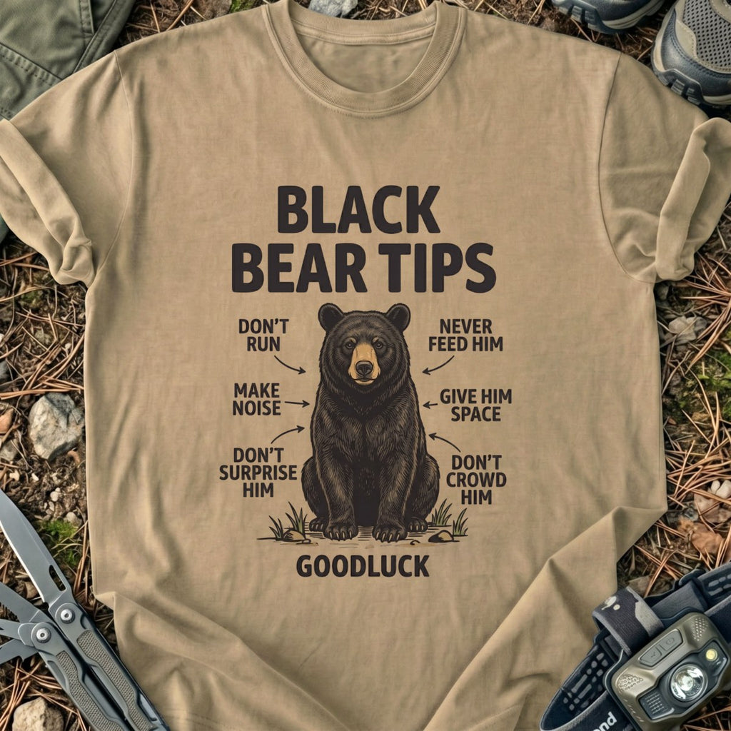 Black Bear Tips T-Shirt