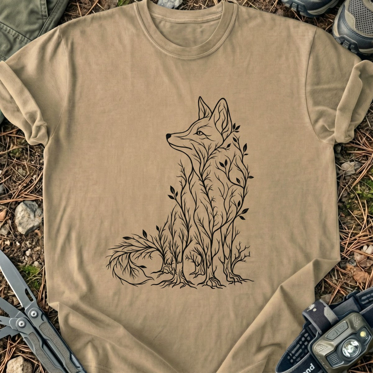 Flower Fox T-Shirt