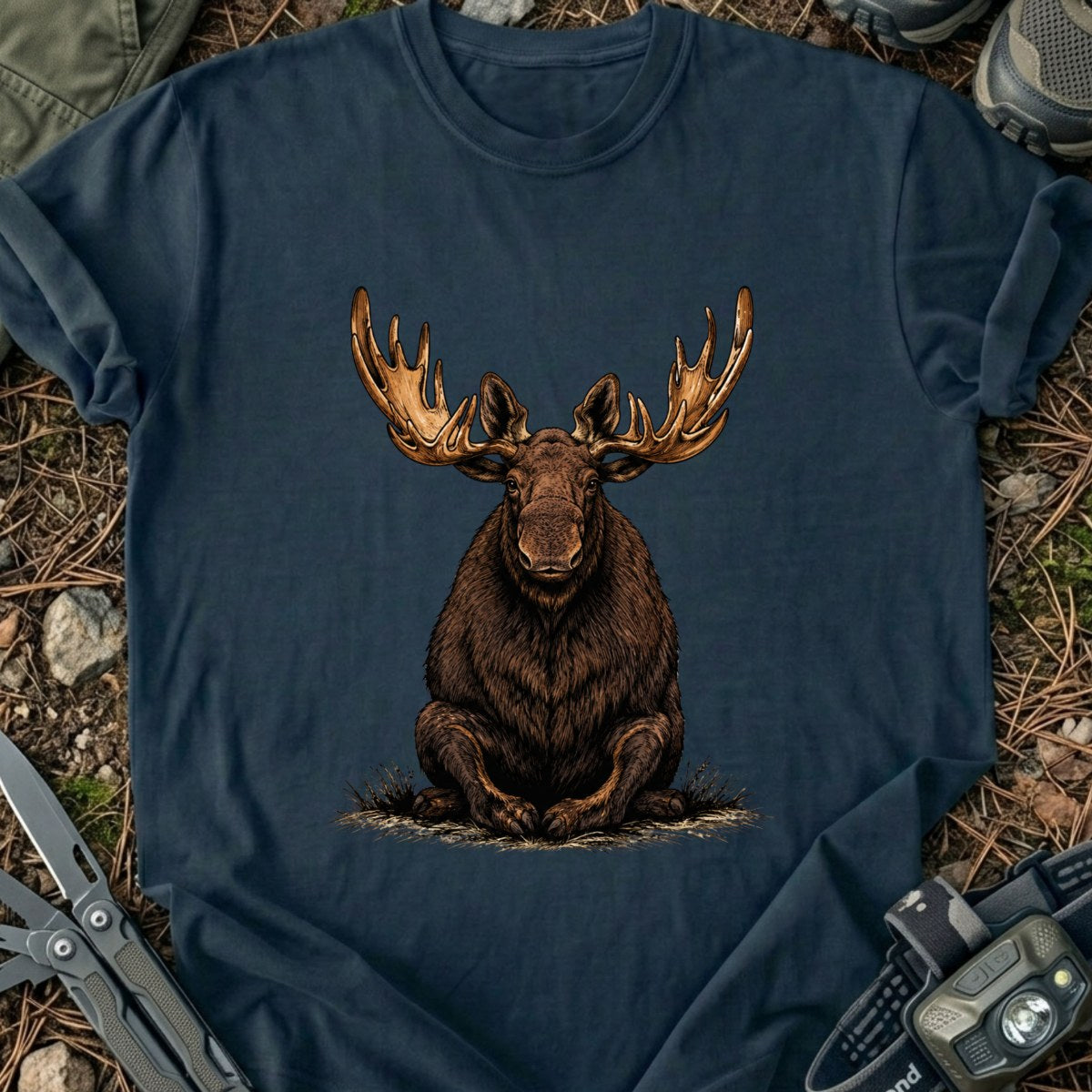 Sitting Moose T-Shirt