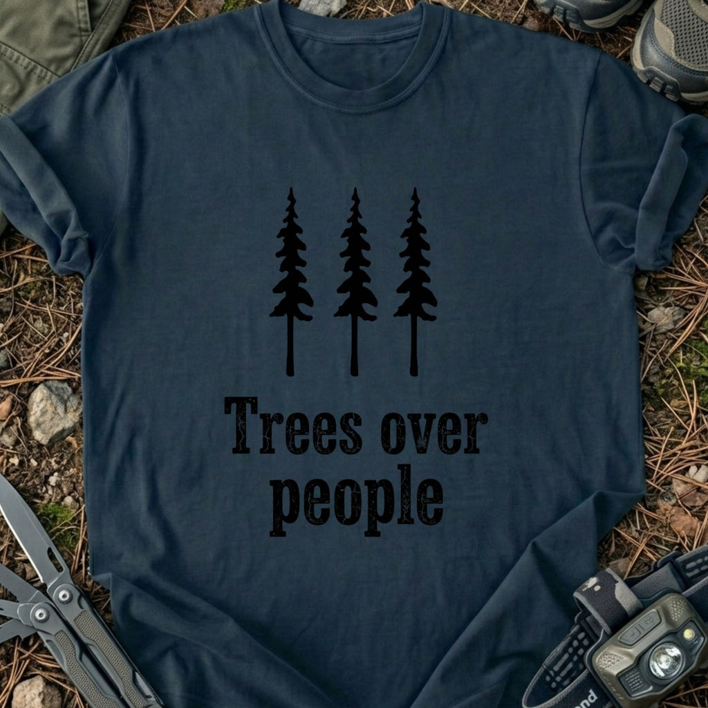 Trees Over T-Shirt