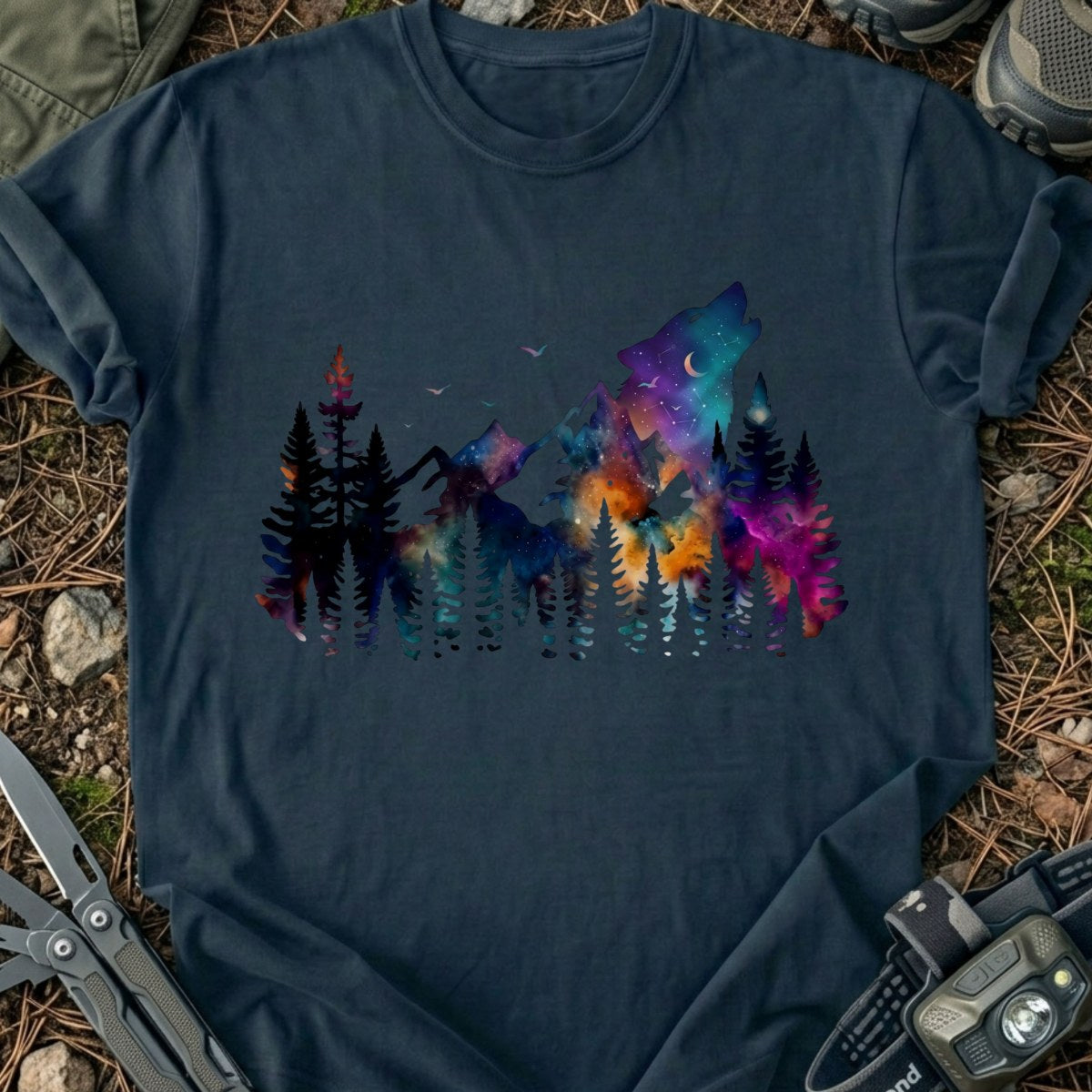 Galaxy Wolf T-Shirt