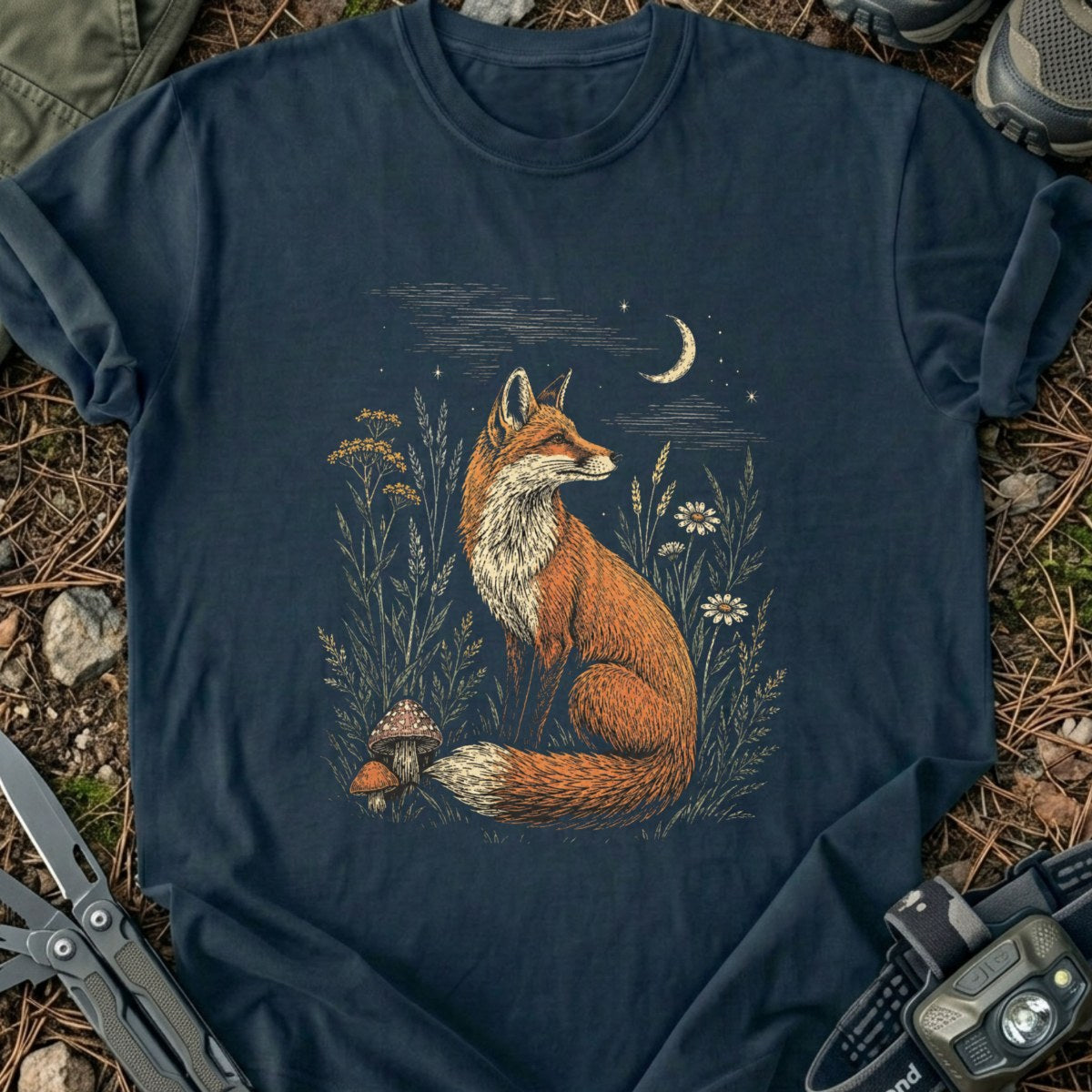 Fox In T-Shirt