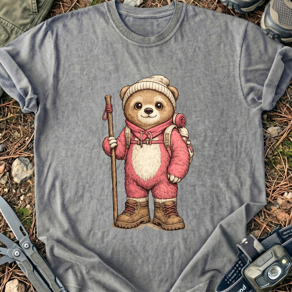 Hiker Bear T-Shirt