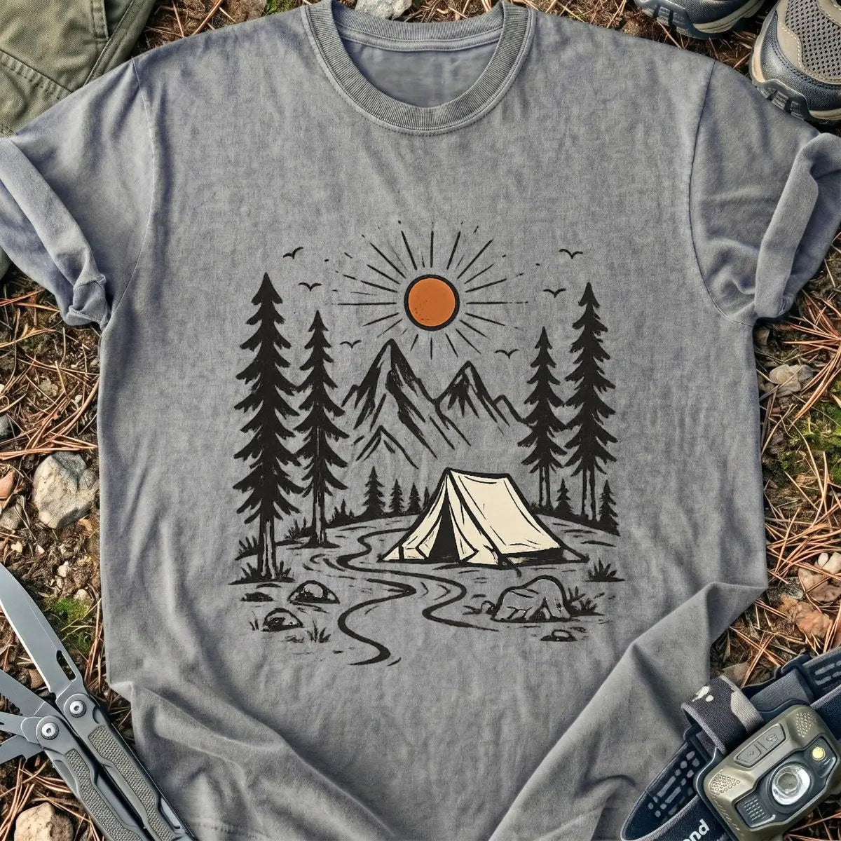 Camping In Mountains T-Shirt