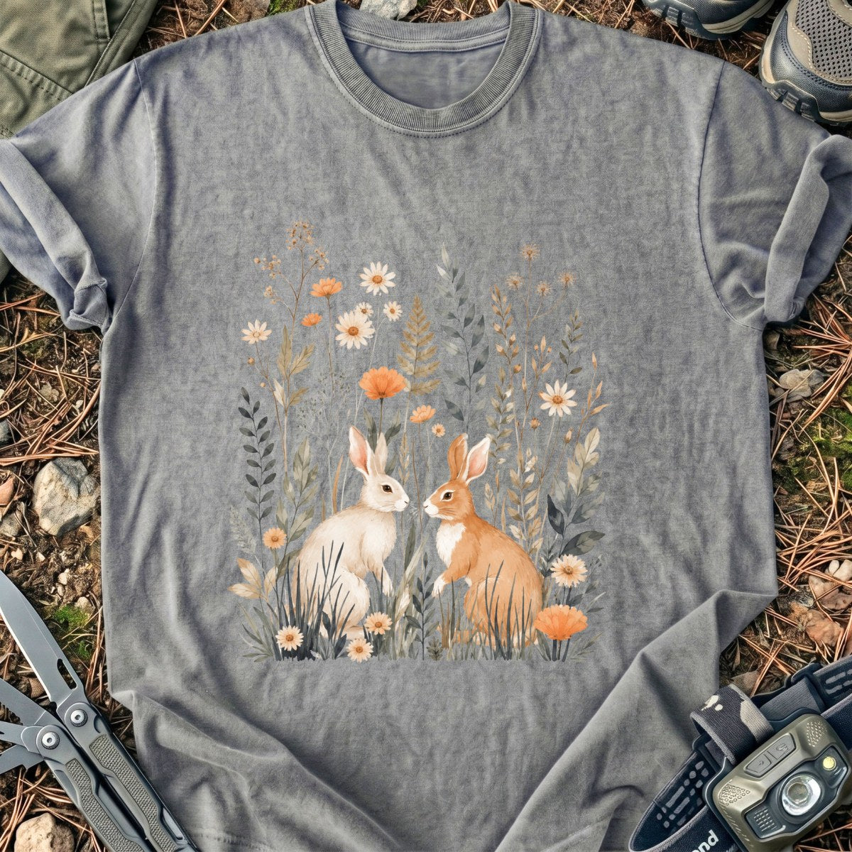 Flowers & T-Shirt