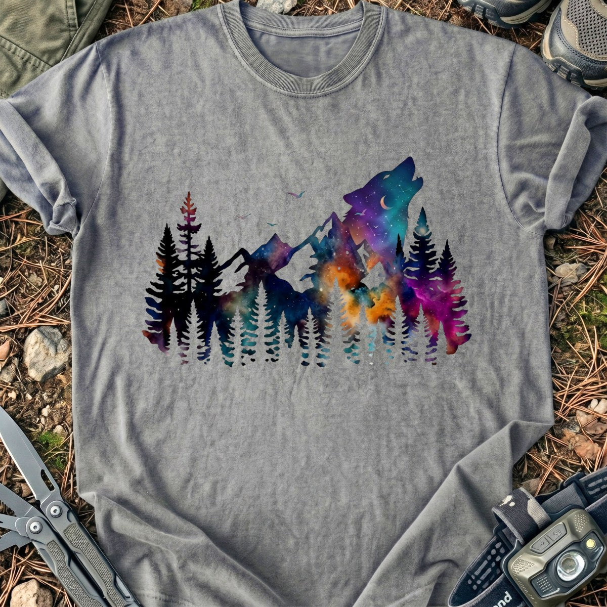 Galaxy Wolf T-Shirt