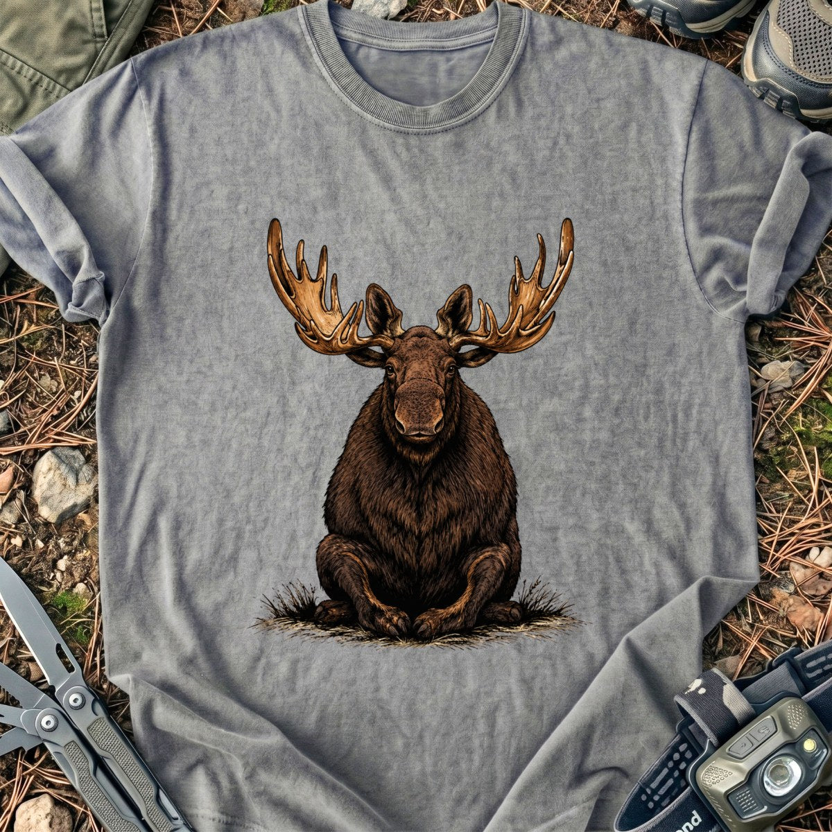 Sitting Moose T-Shirt