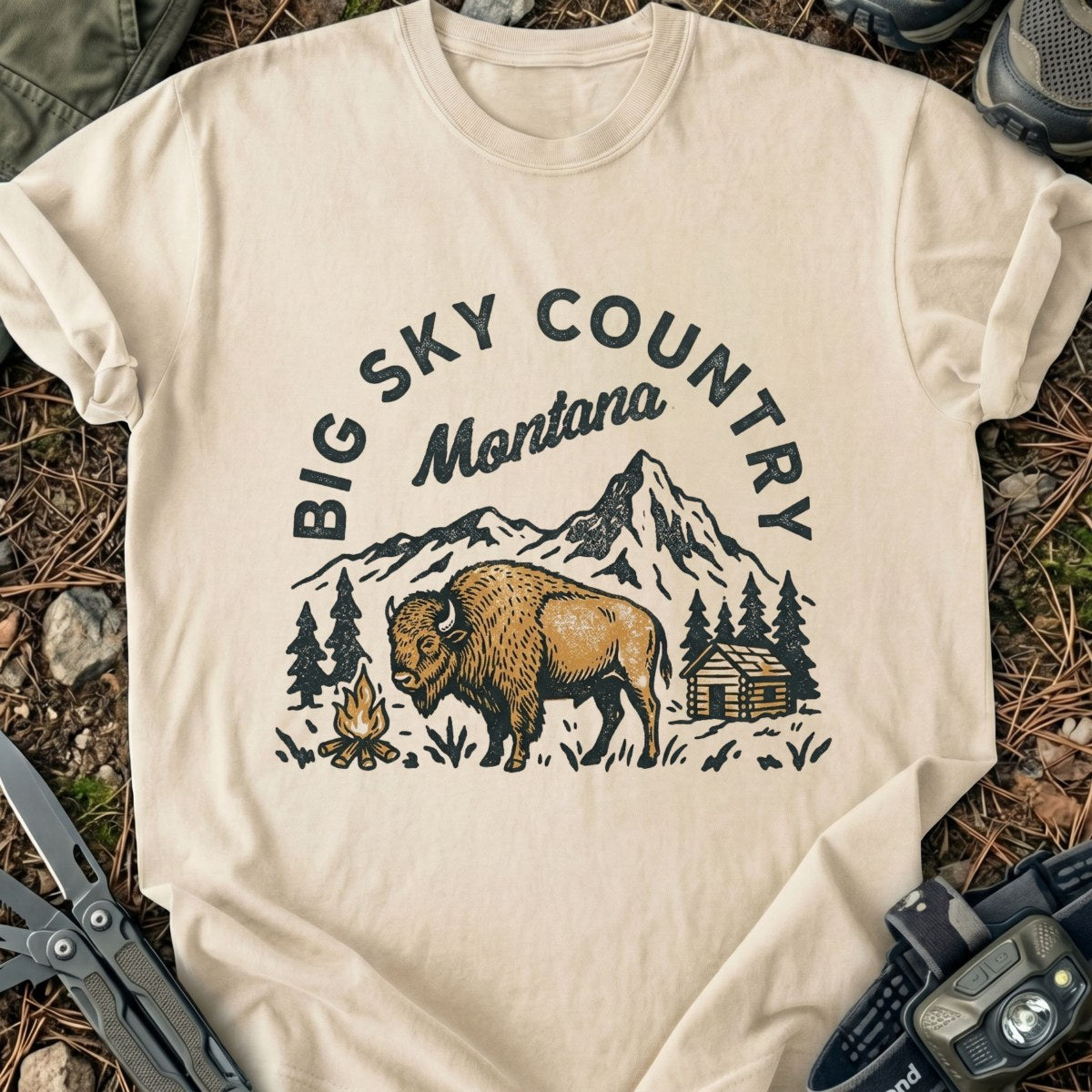 Wild Bison Country T-Shirt