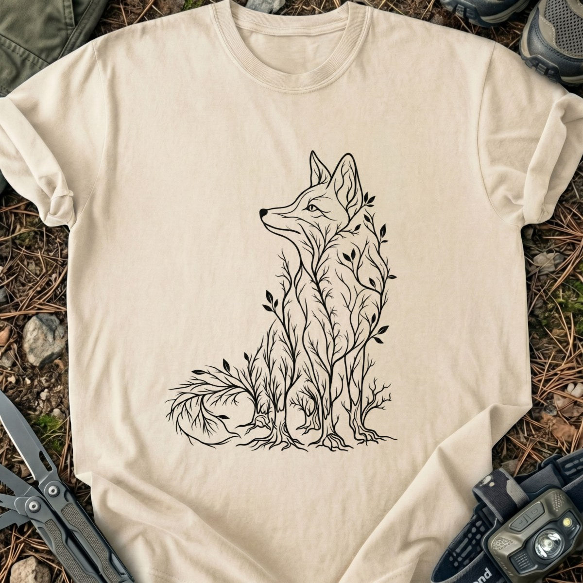 Flower Fox T-Shirt