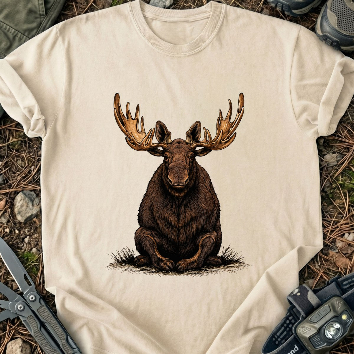 Sitting Moose T-Shirt