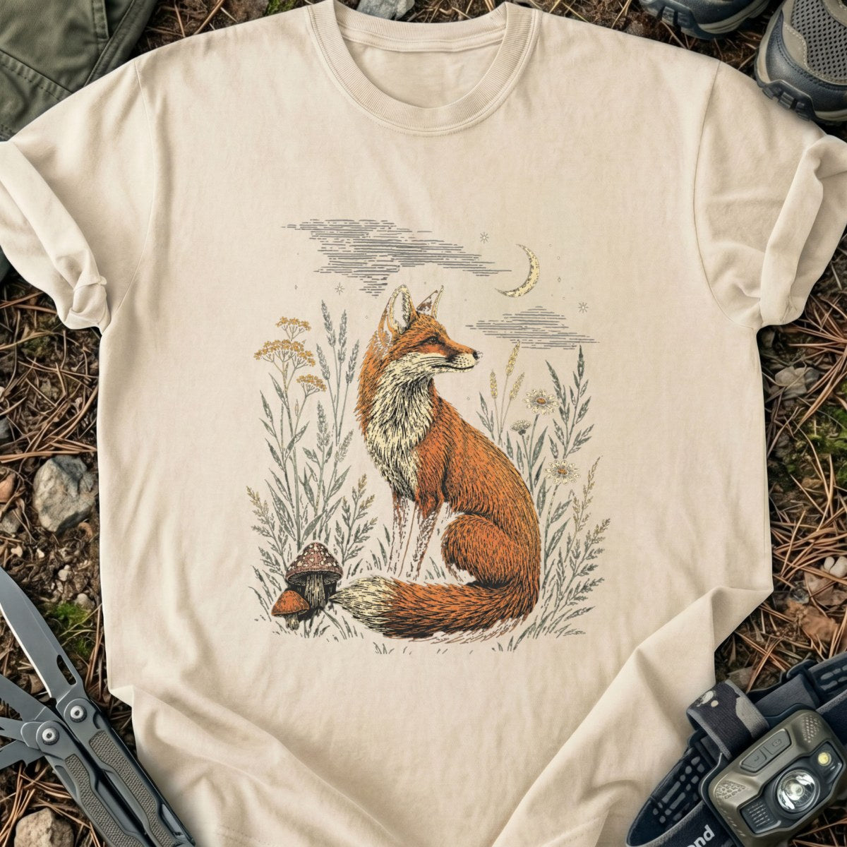 Fox In T-Shirt