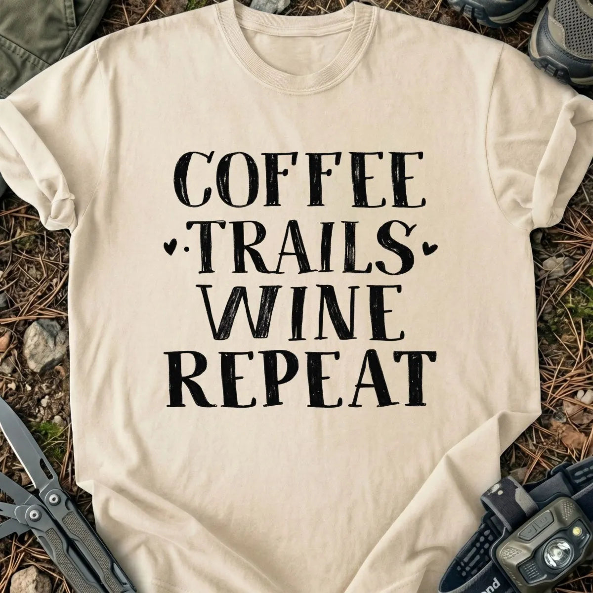 Coffee Trails Wine T-Shirt