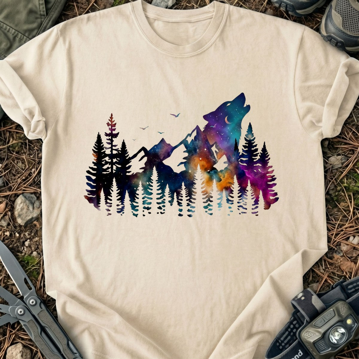 Galaxy Wolf T-Shirt