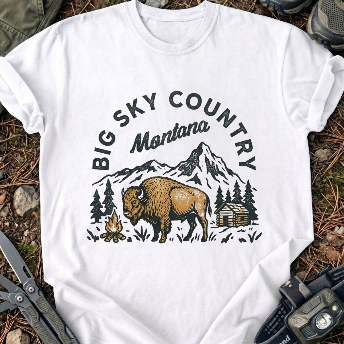 Wild Bison Country T-Shirt