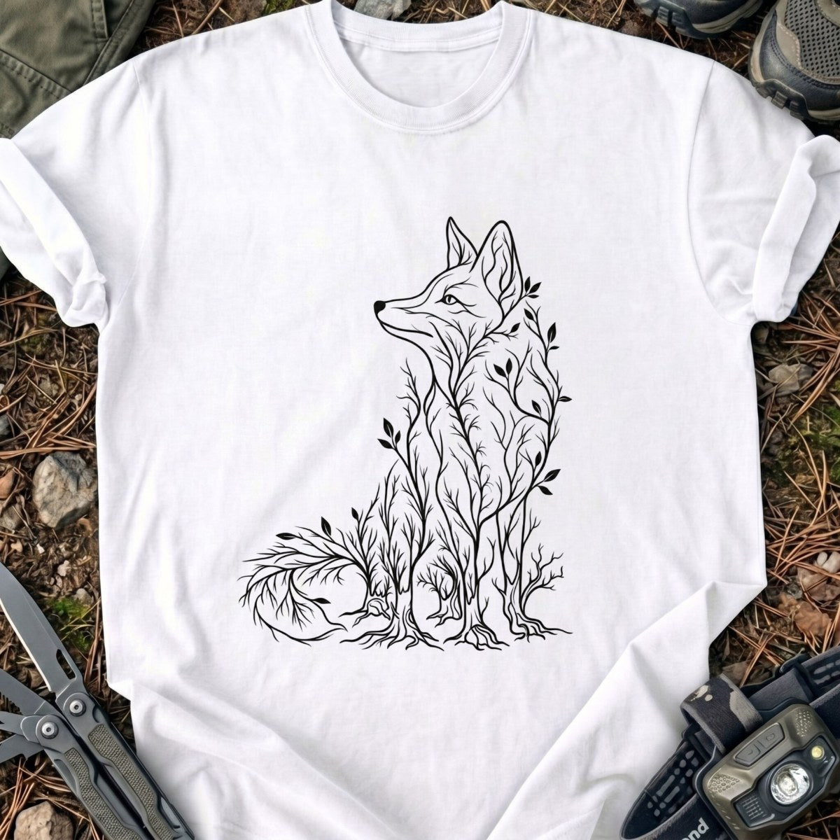 Flower Fox T-Shirt