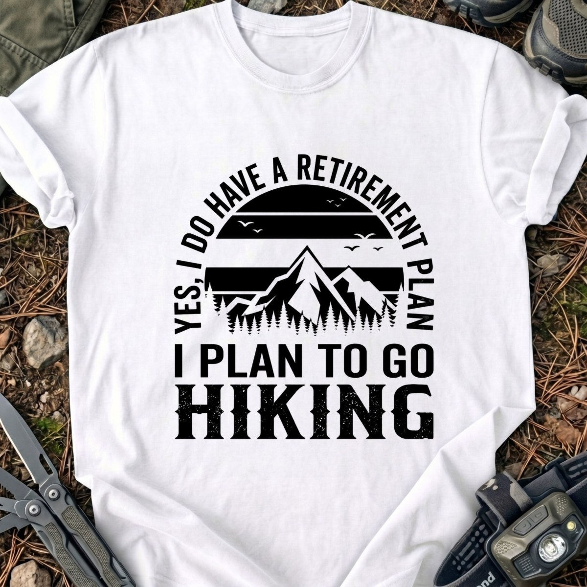 Retire in T-Shirt