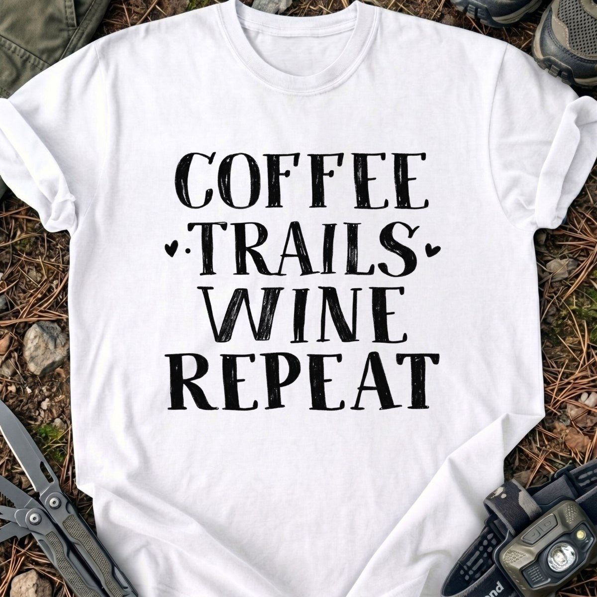 Coffee Trails Wine T-Shirt