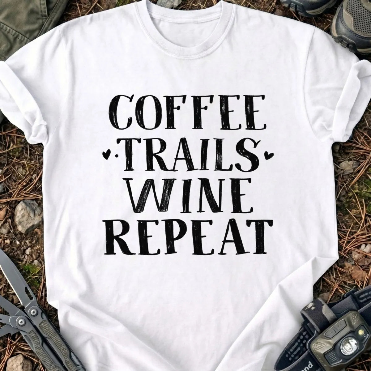 Coffee Trails Wine T-Shirt
