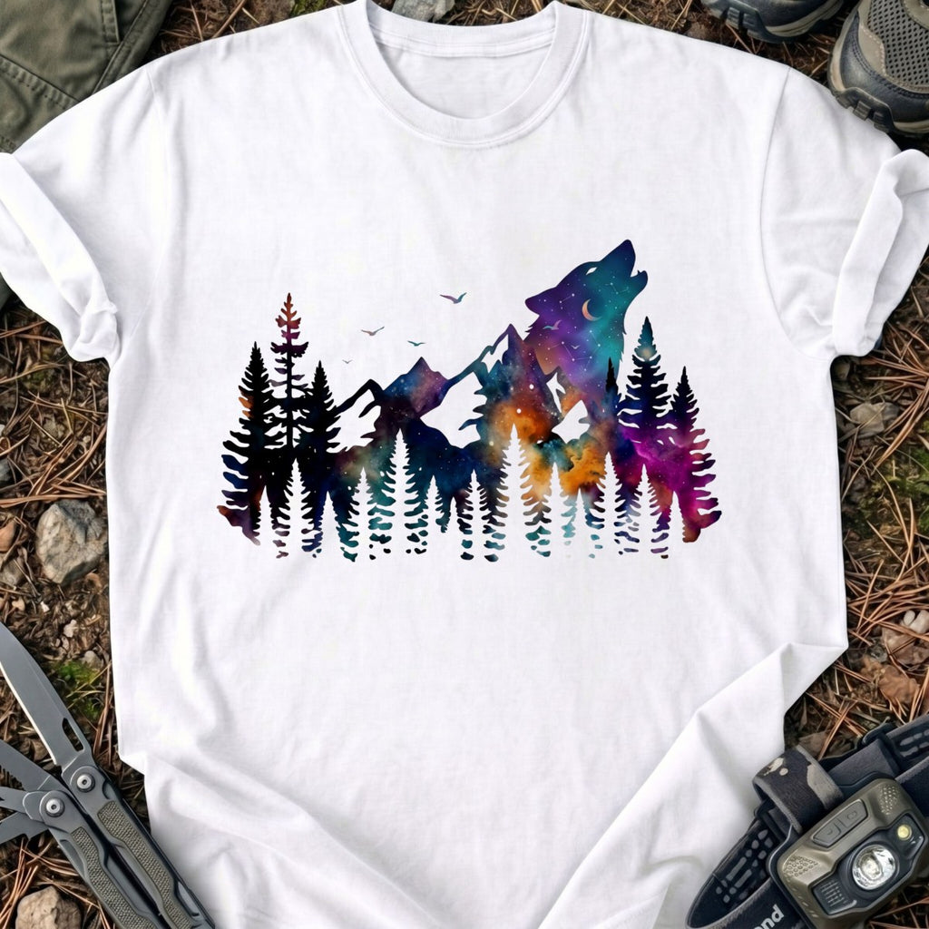 Galaxy Wolf T-Shirt