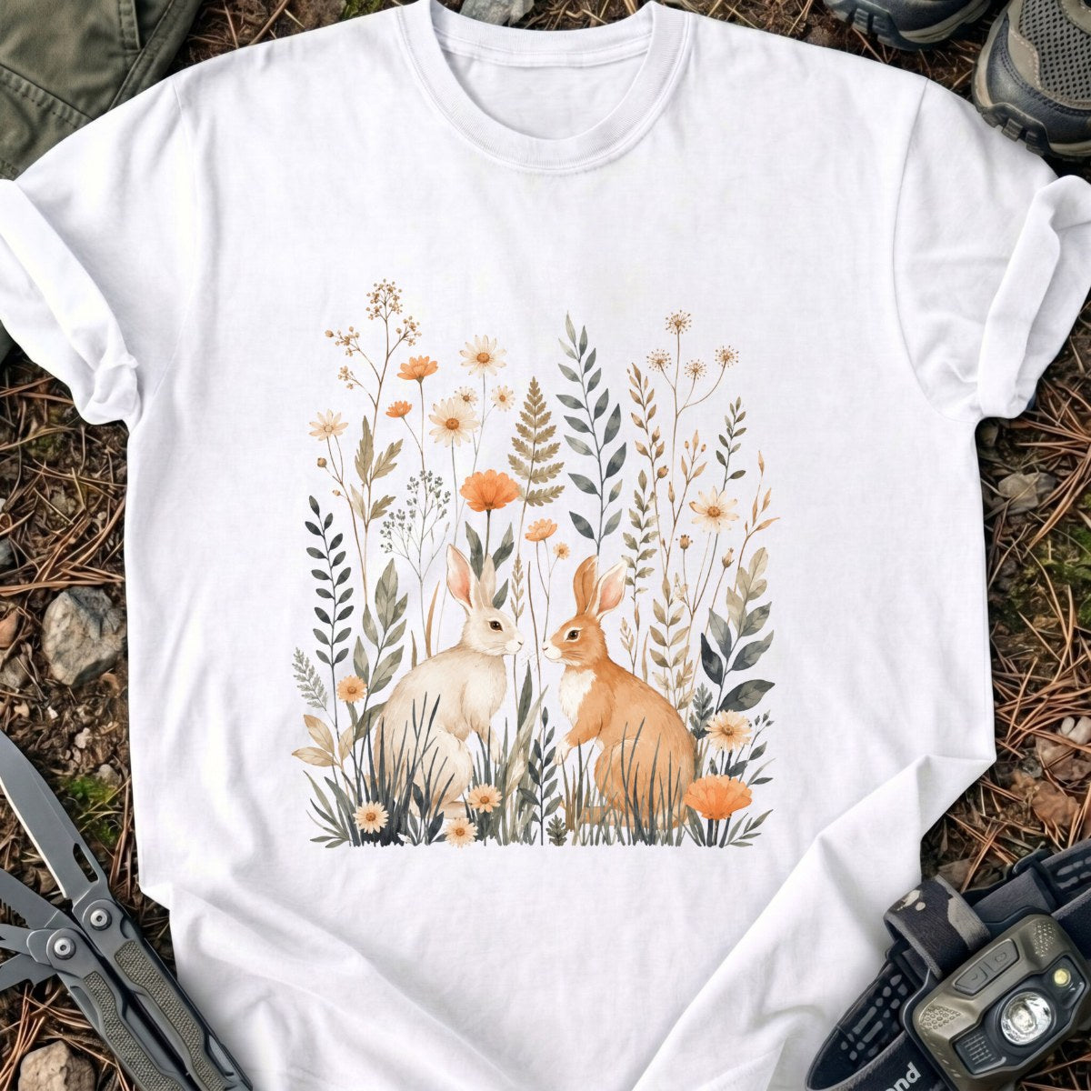Flowers & T-Shirt