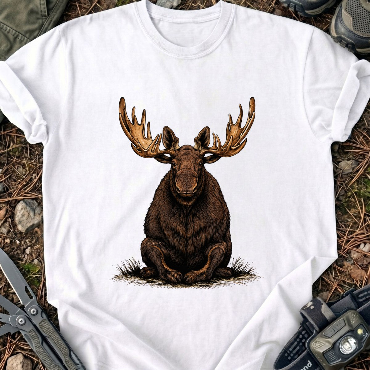 Sitting Moose T-Shirt