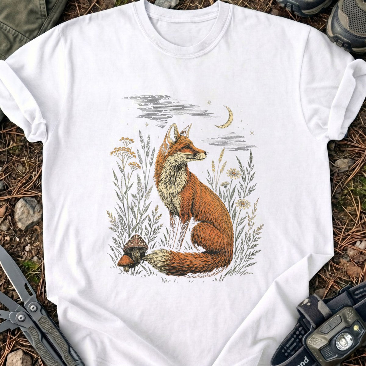 Fox In T-Shirt